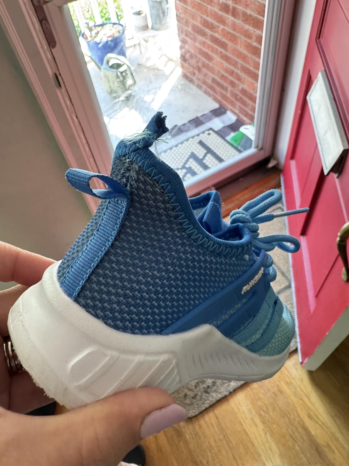 RUNSIDE Kids Tennis Shoes construction details and potential wear points