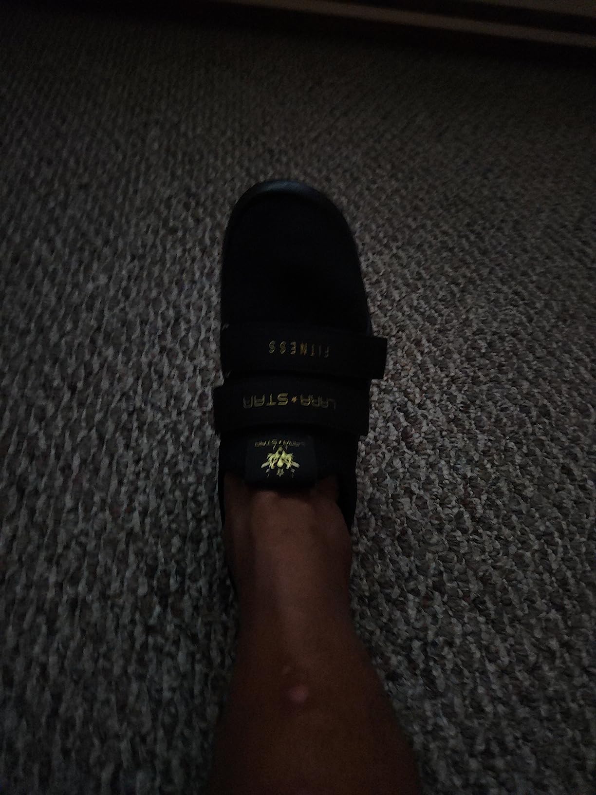 Lifestyle shot showing deadlift shoes in daily gym use