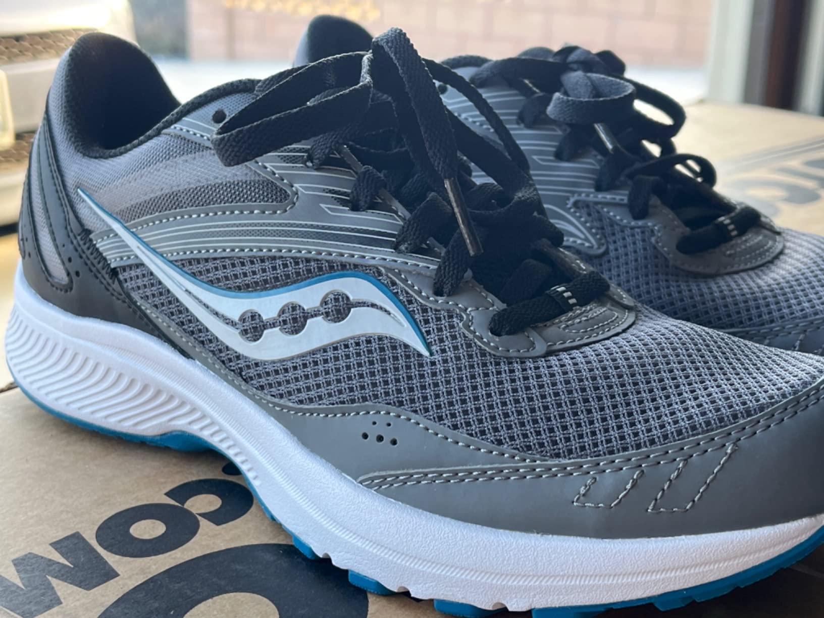 Saucony Cohesion 15 outsole wear pattern after 180 miles showing tread degradation