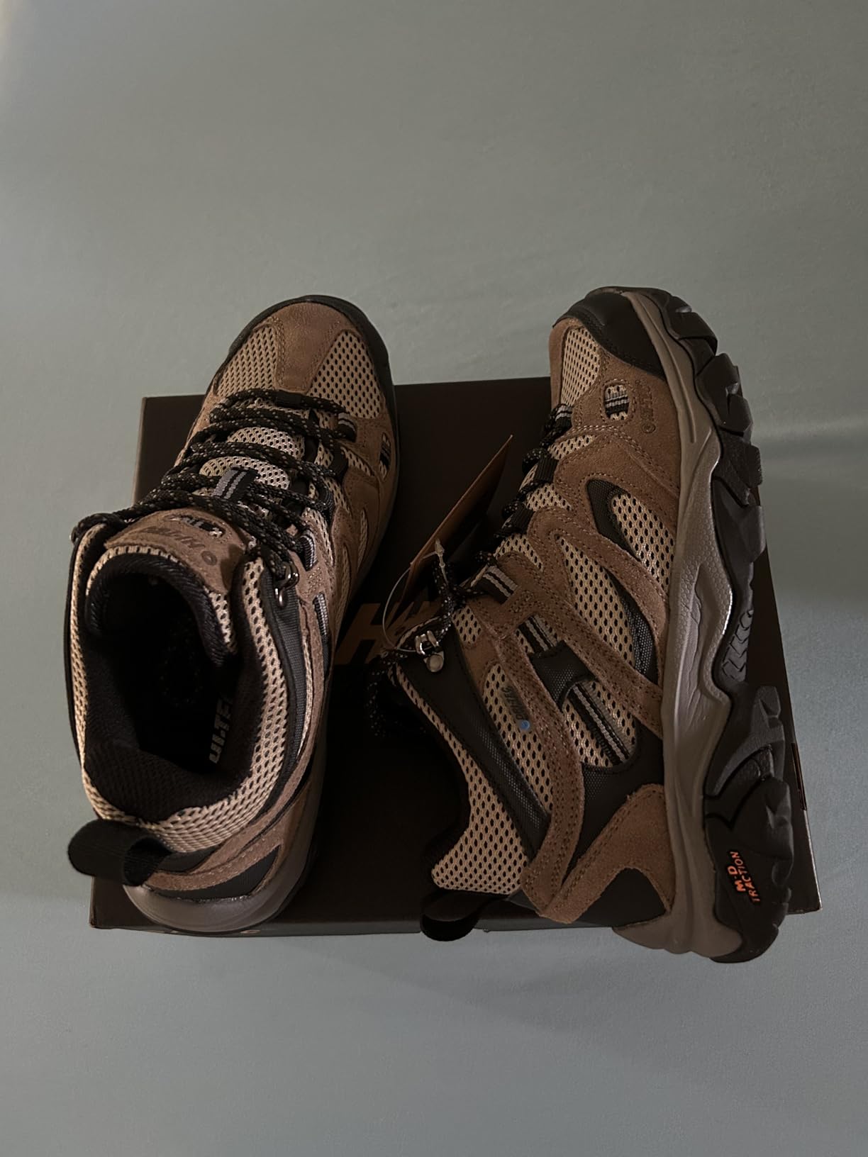 HI-TEC Ravus WP worn on trail showing fit and real-world performance