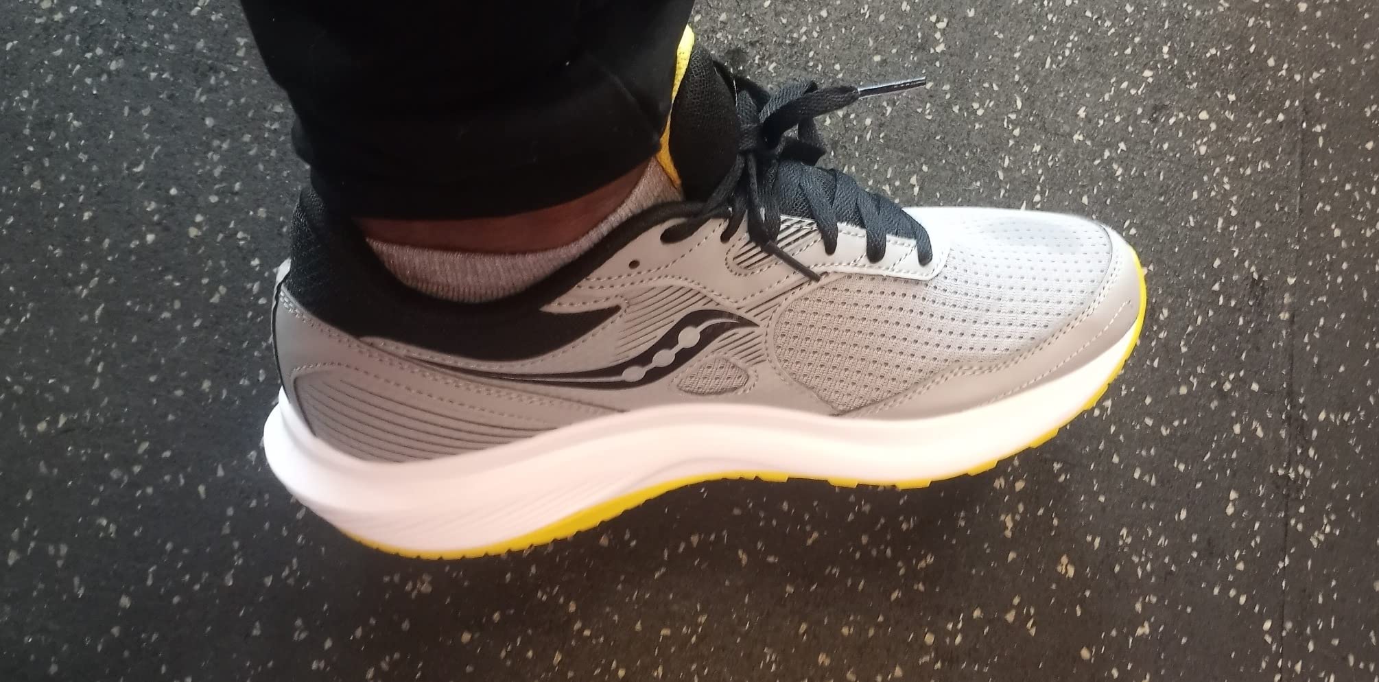 Saucony Cohesion 16 during gym and cross-training use demonstrating versatility for multi-purpose athletic activities