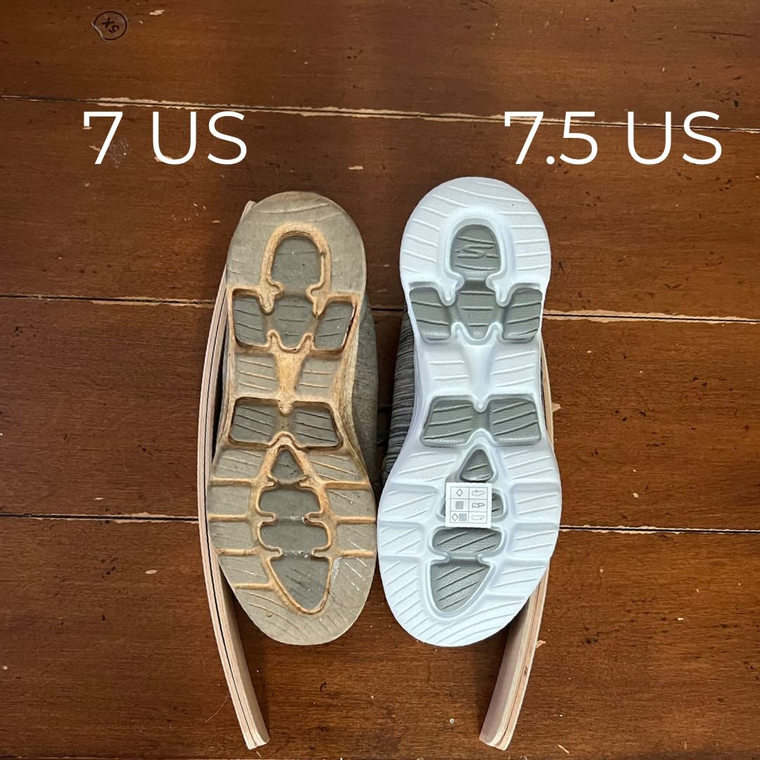 Sole view of Skechers Go Walk 5-True showing dual-density traction outsole pattern