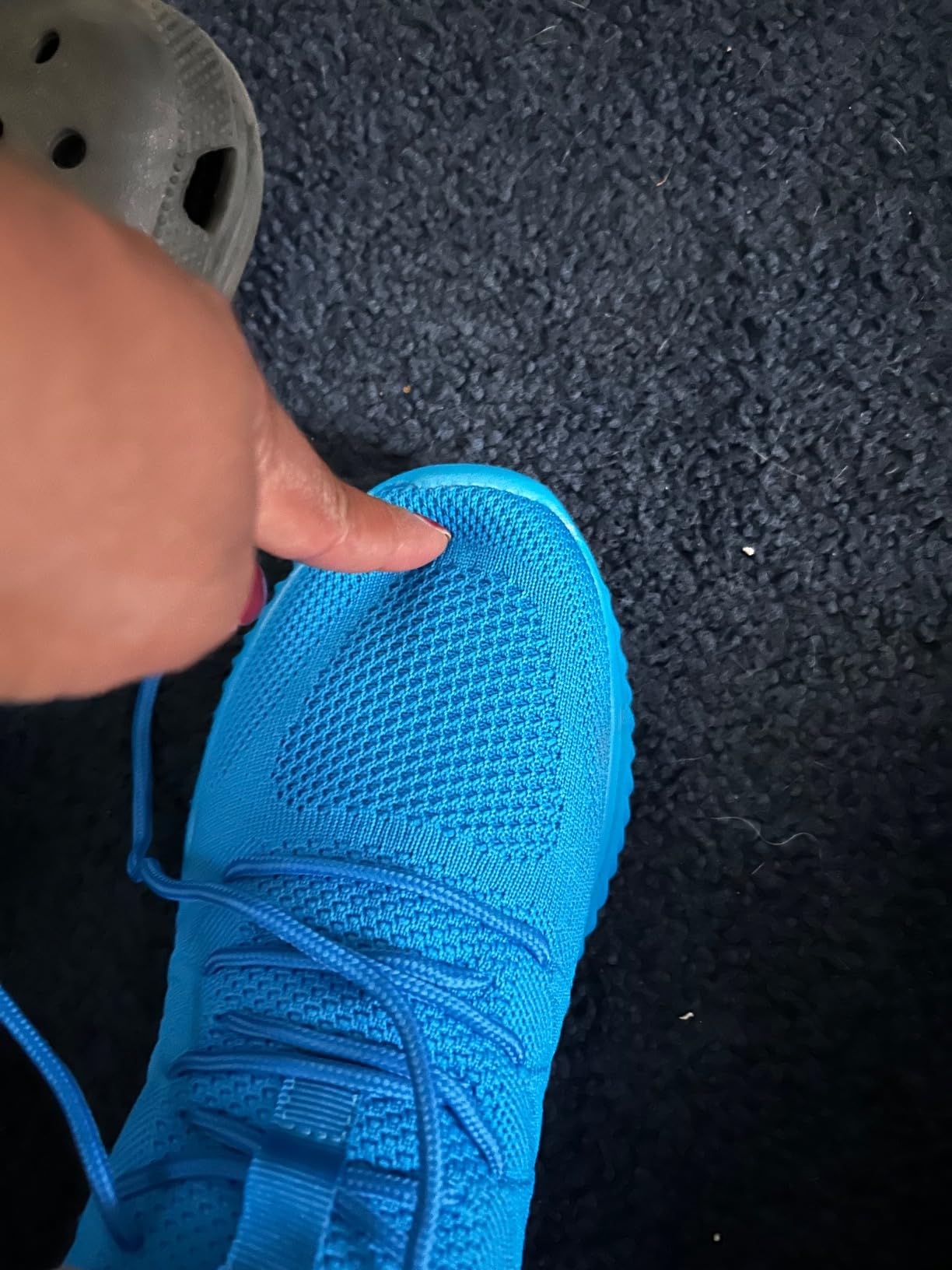 Durability testing results showing wear patterns after six weeks of extended use