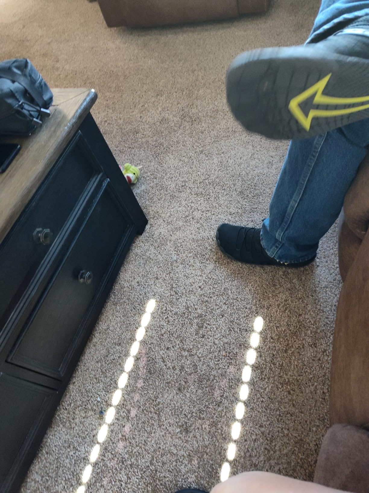 Comfortable fit demonstration showing true-to-size feel and wide toe box accommodating natural toe spread