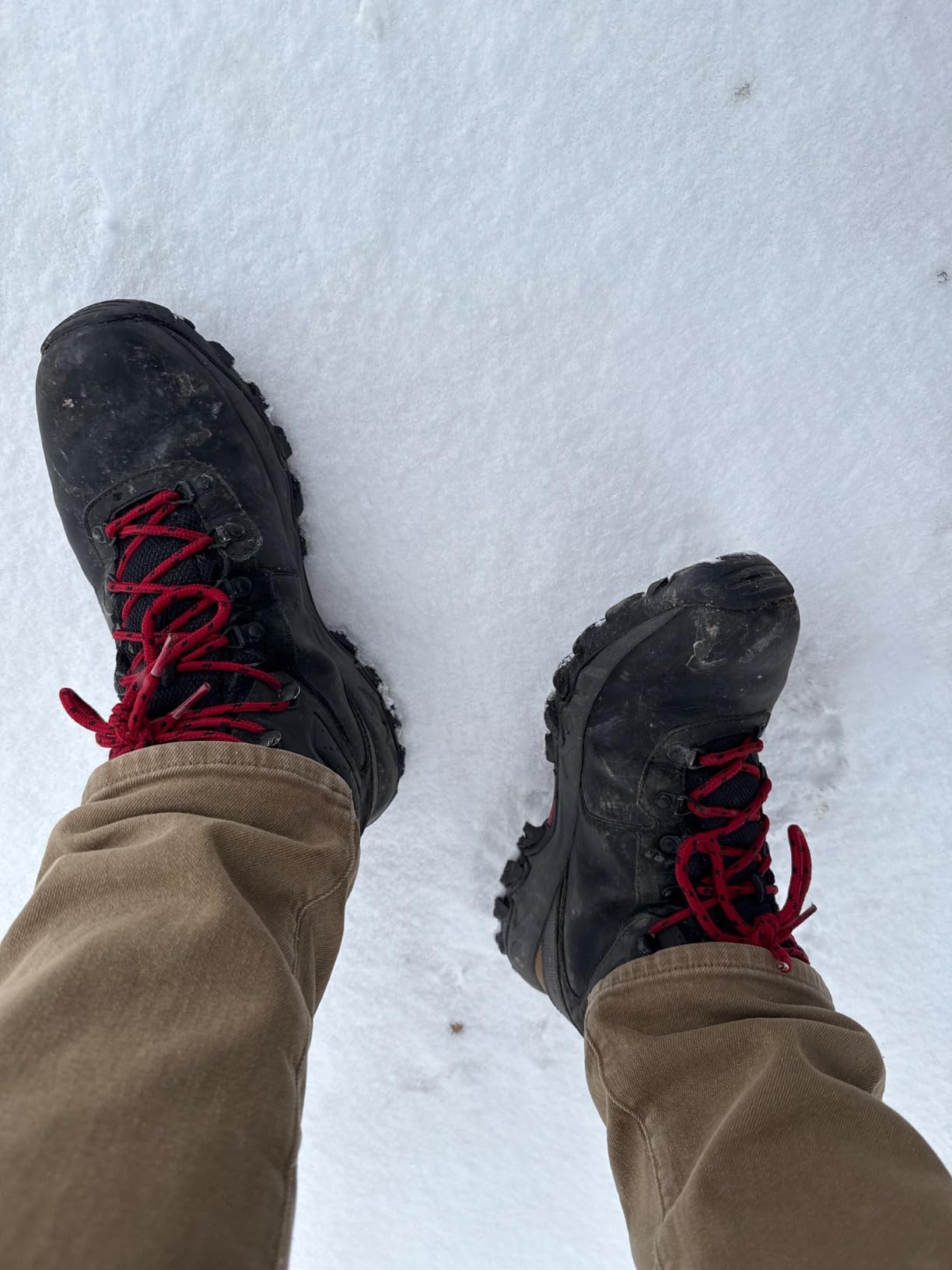 Columbia Newton Ridge boots in winter snow conditions showing cold weather performance testing