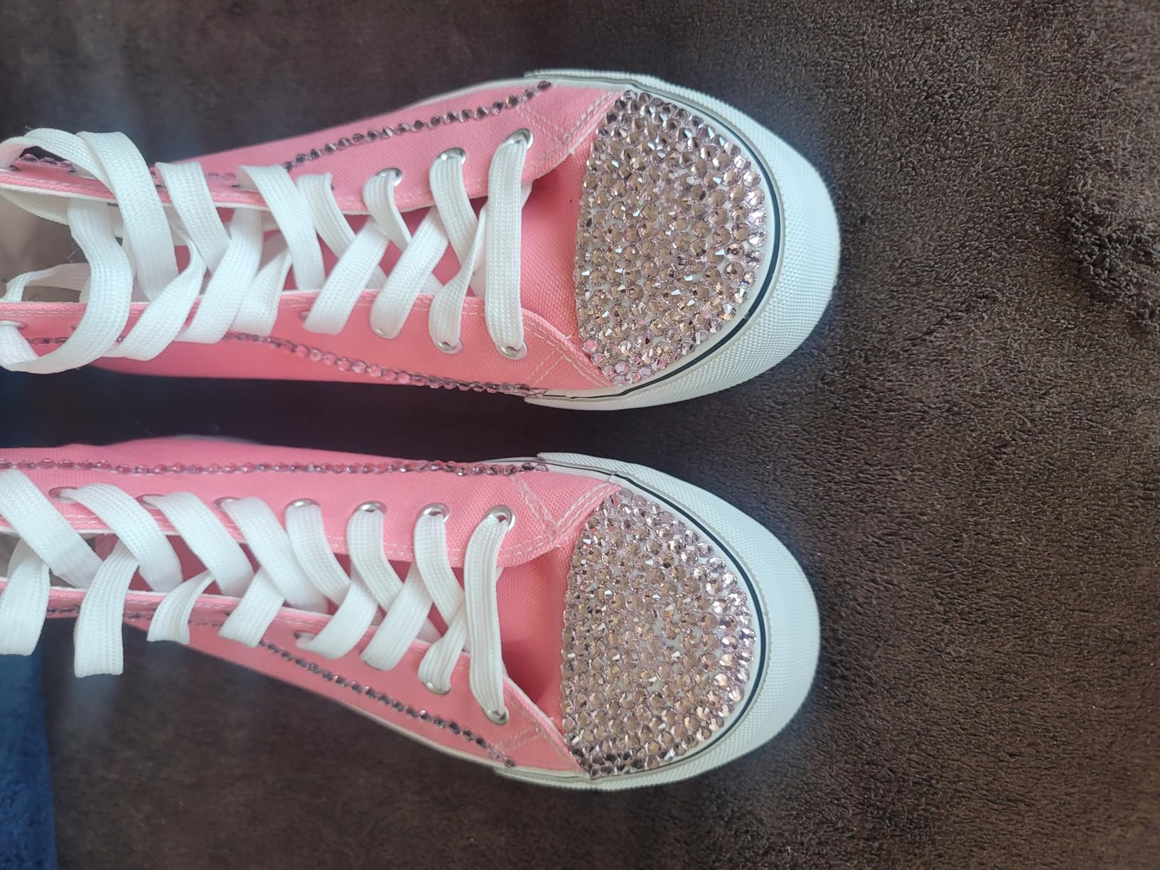 ZGR Women's High Top Canvas Sneakers lifestyle shot showing everyday wearability