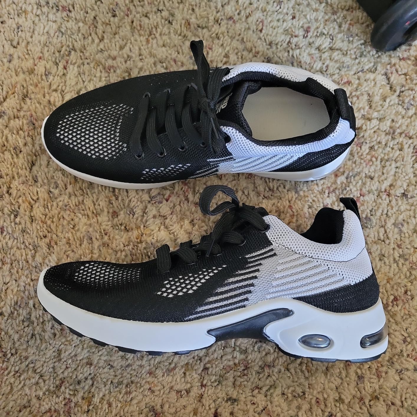 Padgene women's sneakers worn during outdoor walking showing real world daily use performance