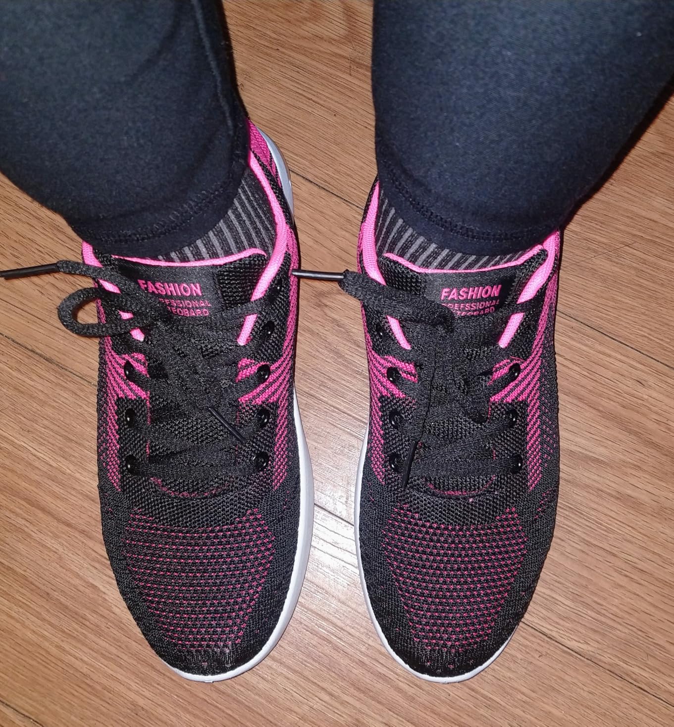 Padgene women's sneakers lifestyle shot showing casual wear styling and available color options