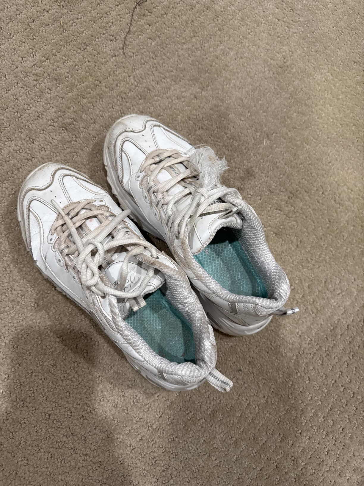 Skechers D'Lites worn and tested showing real-world durability after 8 weeks