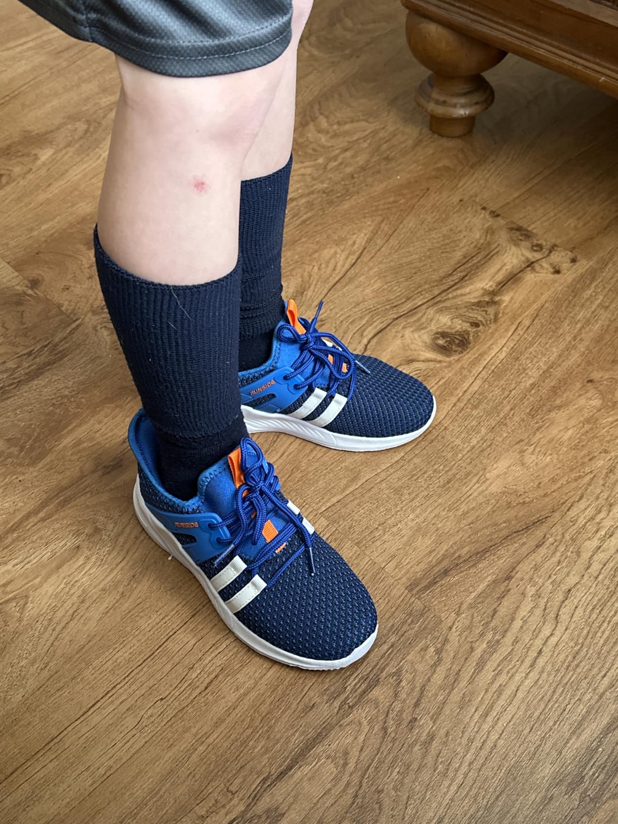 RUNSIDE Kids Tennis Shoes worn by child showing real-world fit