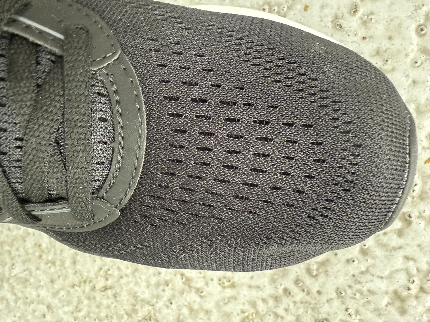 ASICS Gel-Contend 9 outsole showing GEL technology placement and wear pattern after testing