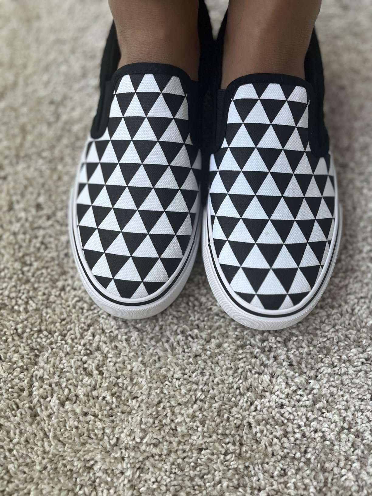 Testing Emma slip-on sneakers across different daily surfaces and environments showing versatile usage