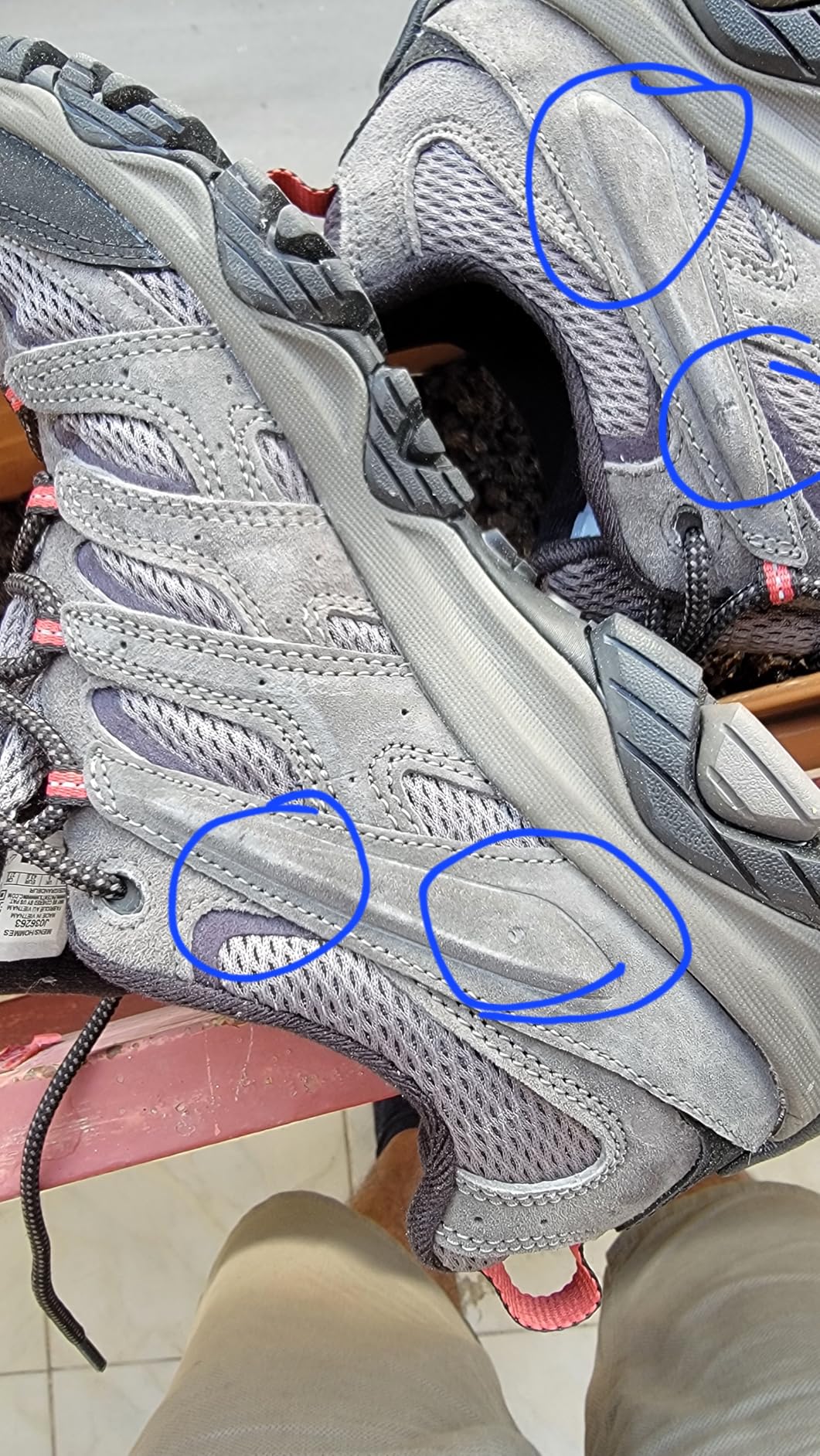 Merrell Moab 3 Mid GTX hiking boots final view showing overall design quality and construction finish