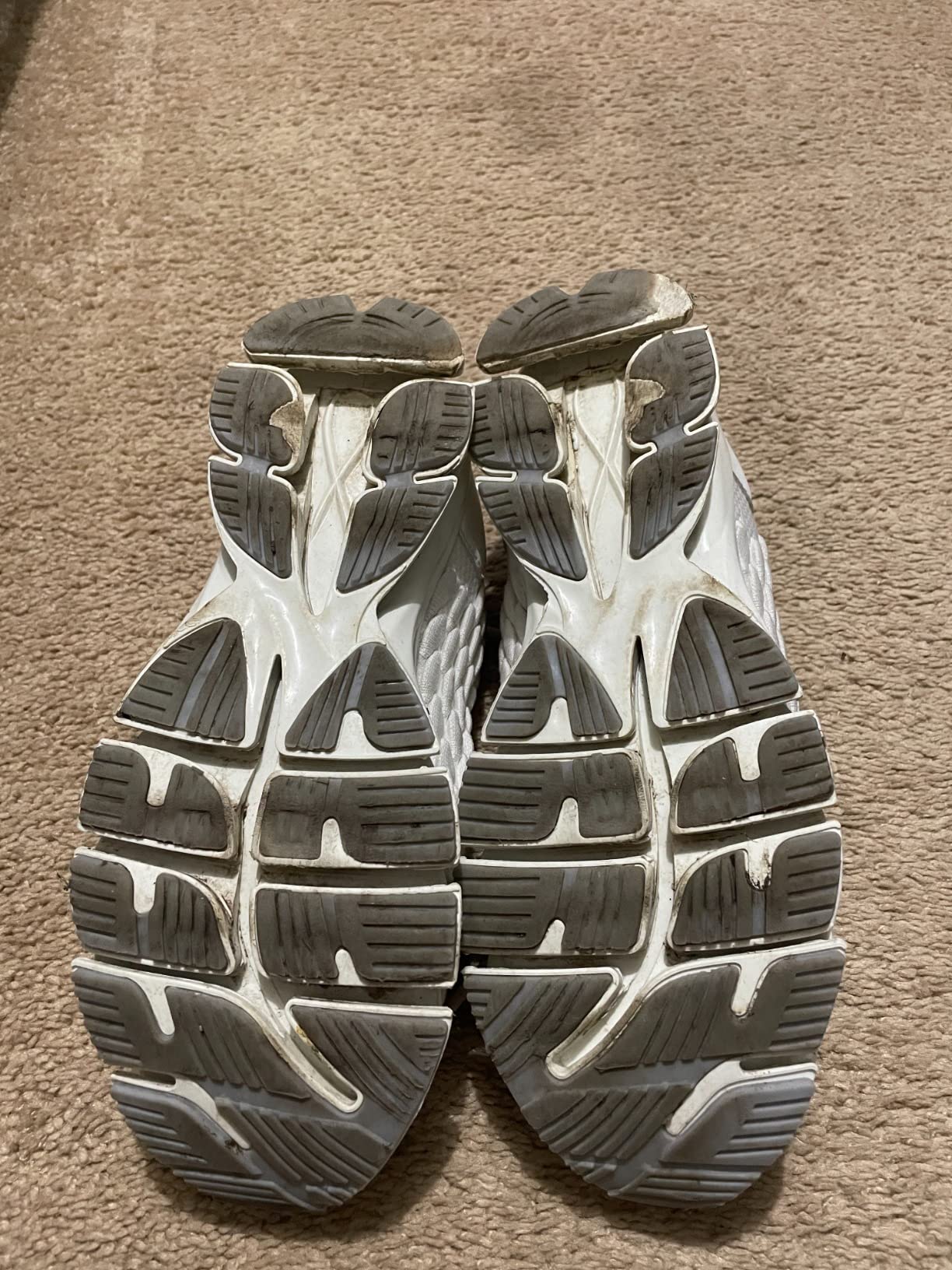 SKDOIUL sneaker wear patterns after 6 weeks of testing showing durability signs and construction stress points