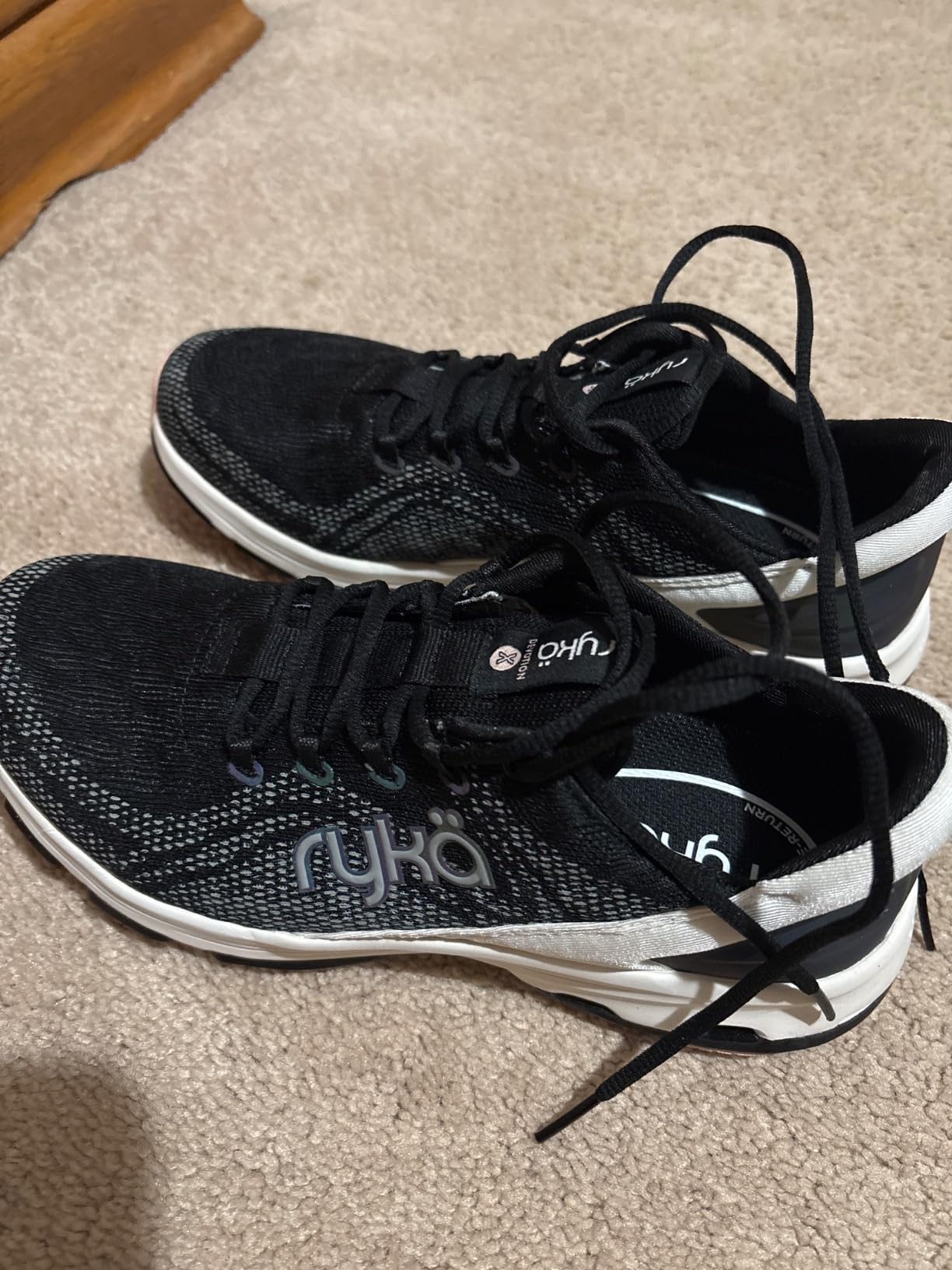 Ryka Women's Devotion X being worn in real-world daily activity setting, showing the fit and comfort during casual walking