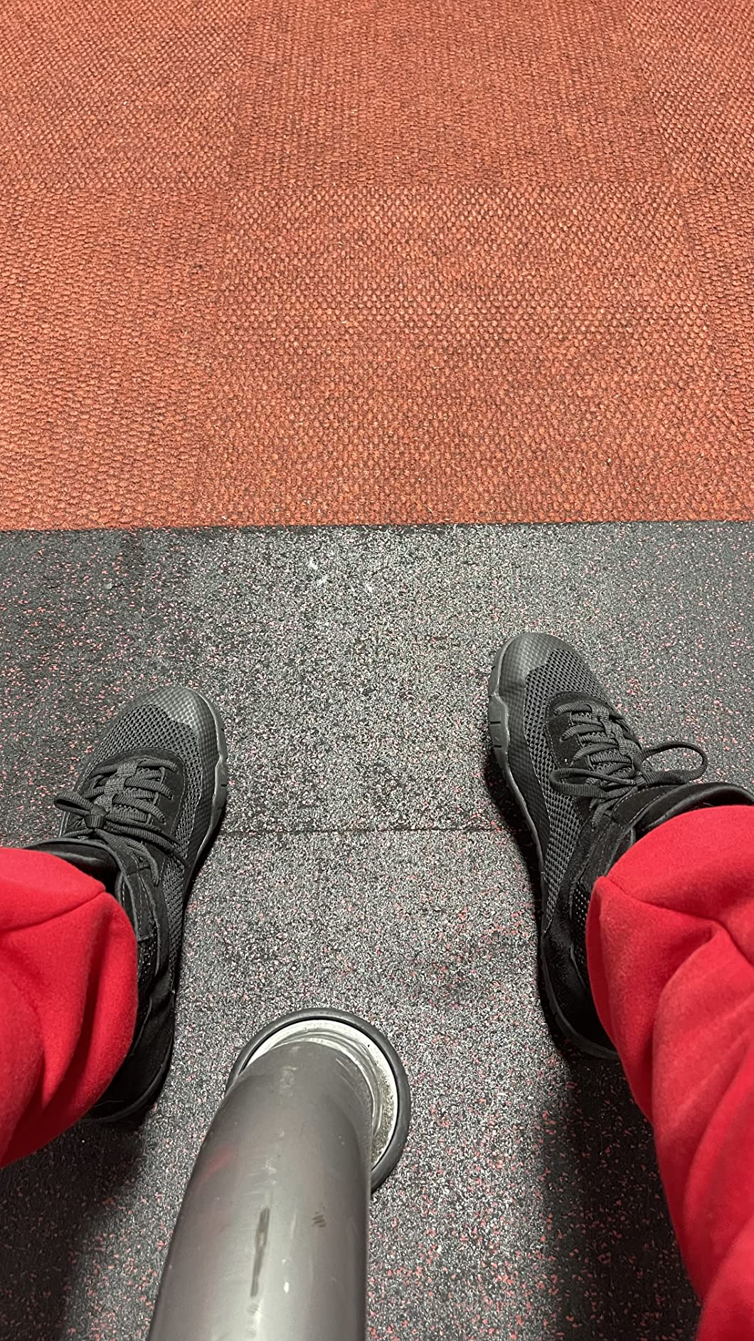 Close-up of Wrestling Shoes Men Boxing Zero Drop Sole showing mesh upper and sole attachment construction detail