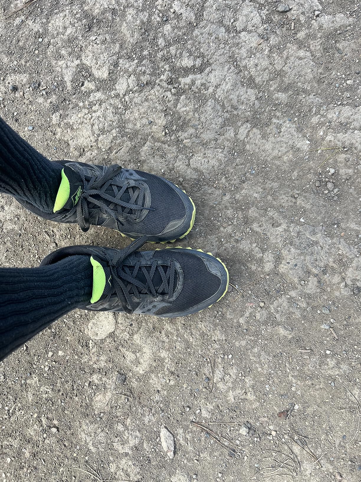 Saucony Excursion TR14 mesh upper close-up showing overlay stitching and breathability