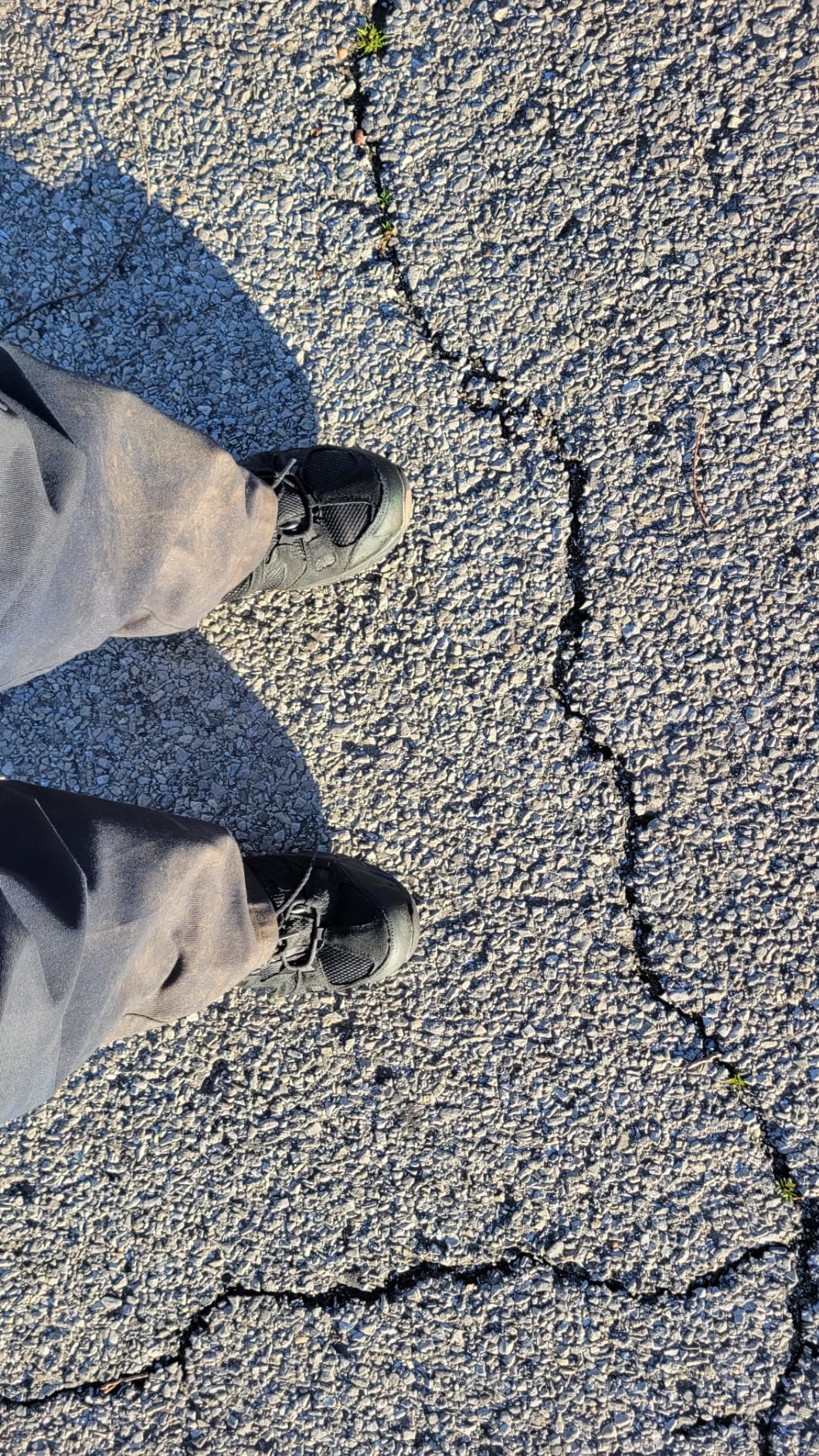 M-D Traction rubber outsole pattern showing tread design and wear pattern after 45+ miles of testing