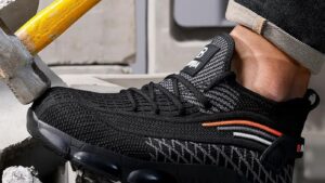 Baiyijia Steel Toe Work Shoes For Men