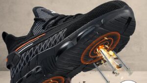 Baiyijia Steel Toe Work Shoes For Men