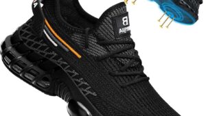 Baiyijia Steel Toe Work Shoes For Men