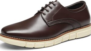 Bruno Marc Men's Crossflex Dress Sneakers
