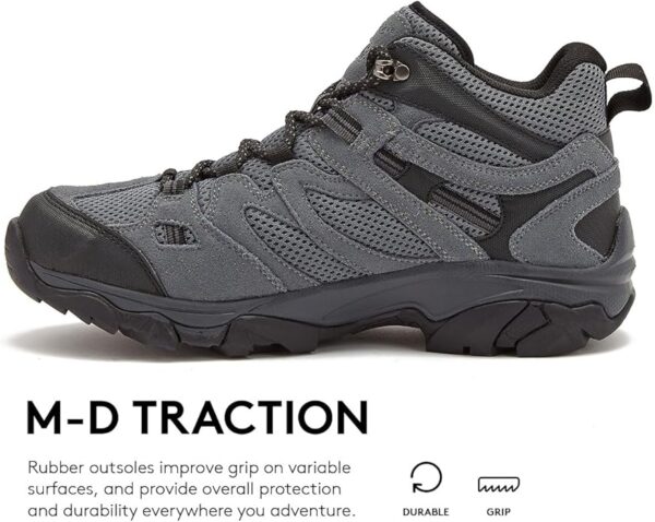 HI-TEC Ravus WP Mid Waterproof Hiking Boots for Men – Foot  display picture 1