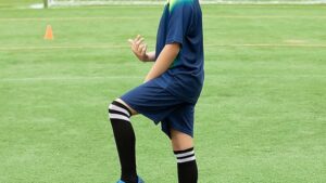 Jabasic Kids Outdoor Soccer Cleats Athletic Firm Ground Football Shoes
