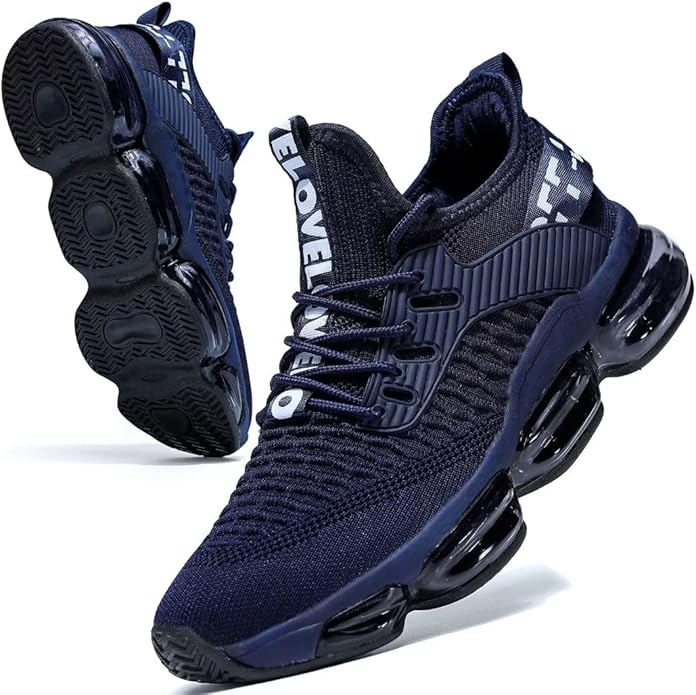 Kapsen Mens Running Shoes Air Cushion Tennis Walking Sneakers