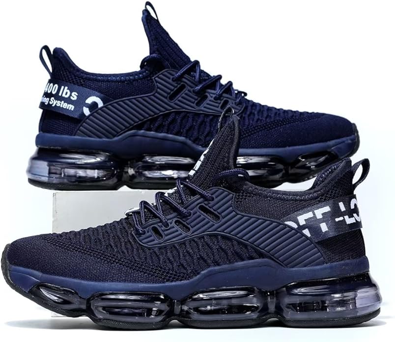 Kapsen Mens Running Shoes Air Cushion Tennis Walking Sneakers