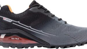 Kricely Men's Trail Running Shoes Fashion Walking Hiking Sneakers