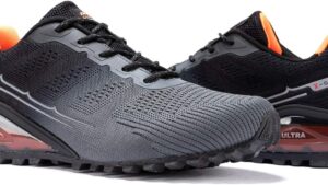 Kricely Men's Trail Running Shoes Fashion Walking Hiking Sneakers