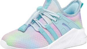 Runside Girls Tennis Shoes Lightweight Sports Kids Sneakers