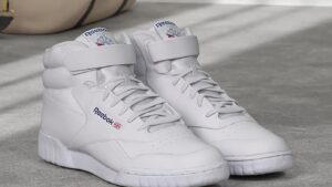Reebok Ex O Fit Hi High Top Basketball Shoes For Men