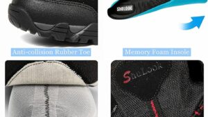 Shulook Men's Waterproof Hiking Shoes Lightweight
