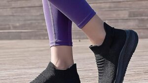 Shulook Womens Slip On Walking Shoes