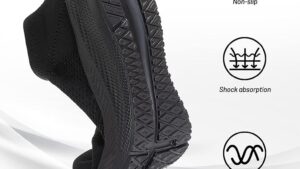 Shulook Womens Slip On Walking Shoes