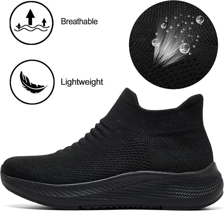 Shulook Womens Slip On Walking Shoes