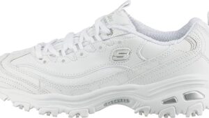 Skechers Women's D'lites Fresh Start Memory Foam Lace Up Sneaker