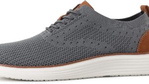 Vilocy Men's Casual Dress Sneakers Lace Up Oxfords Business