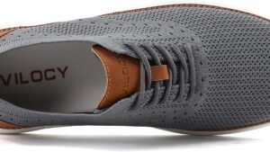 Vilocy Men's Casual Dress Sneakers Lace Up Oxfords Business
