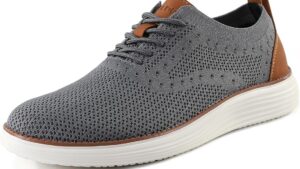 Vilocy Men's Casual Dress Sneakers Lace Up Oxfords Business