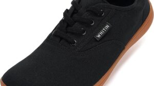 Whitin Men's Wide Canvas Barefoot Sneakers