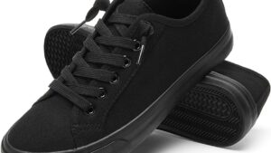 Xrh Women Canvas Sneaker Slip On Non Slip Casual Shoes