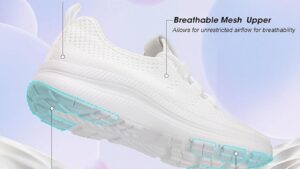 Zove Wide Toe Box Shoes Women Extra Wide Width Sneakers