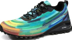 Ikunka Men's Fashion Sneakers Lightweight Breathable Walking Shoes